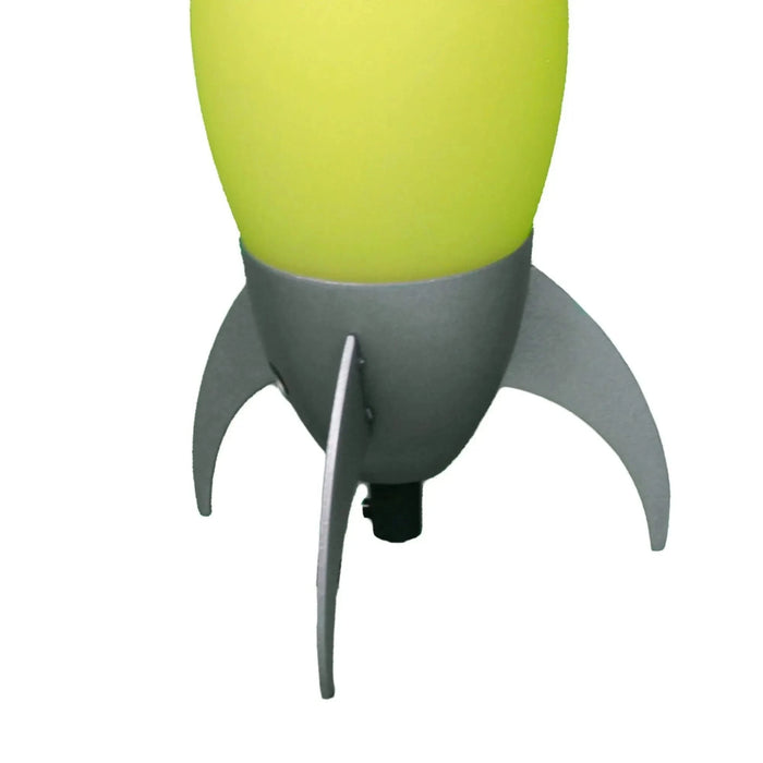 Acrylic Kids Table Lamp Rocket Ship design - Children's Night Light Bedroom Decor Yellow -DTYStore