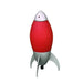 Acrylic Kids Table Lamp Rocket Ship design - Children's Night Light Bedroom Decor Red -DTYStore