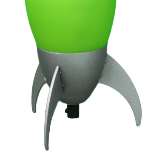 Acrylic Kids Table Lamp Rocket Ship design - Children's Night Light Bedroom Decor Green -DTYStore