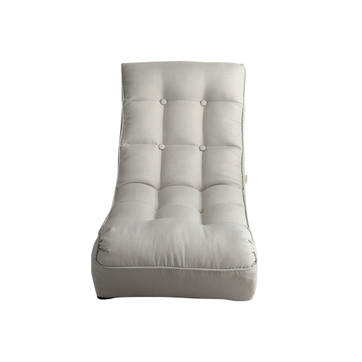 Adjustable Gray Metal Reclining Chair for Living Room and Balcony Default -DTYStore