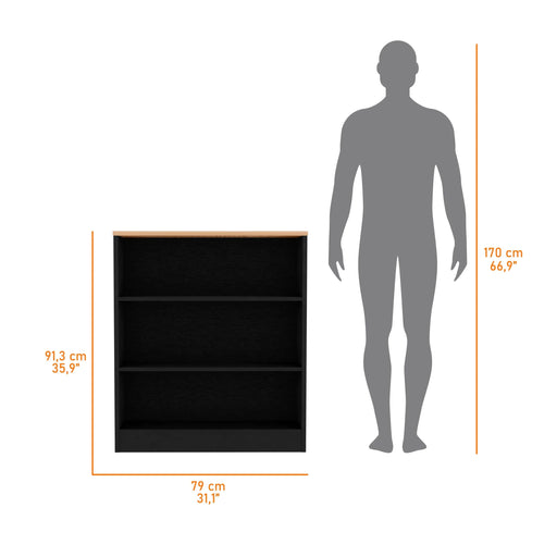 Alameda Kitchen Island, Three Drawers Concealed Default -DTYStore