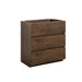 Alice-30F-105,Floor cabinet WITHOUT basin, Walnut color, With three drawers, Pre-assembled Default -DTYStore