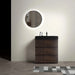 Alice 30' Walnut Bathroom Vanity with Black Sink, Large Storage, Freestanding, Pre-assembled Default -DTYStore