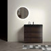 Alice 36' Walnut Bathroom Vanity with Sink, Large Storage, Black Basin, Modern Freestanding Design Default -DTYStore