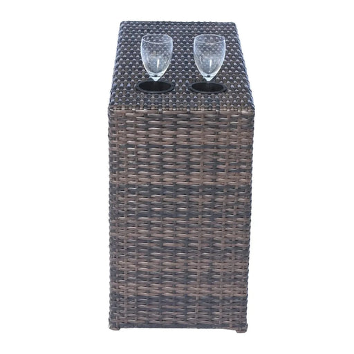 All-Weather Wicker Sectional Seating Group with Cushions - Modular Design - Olefin Grey - Aluminum Frame Default -DTYStore