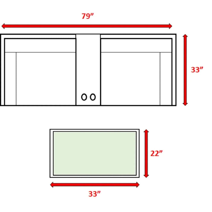 All-Weather Wicker Sectional Seating Group with Cushions - Modular Design - Olefin Grey - Aluminum Frame Default -DTYStore