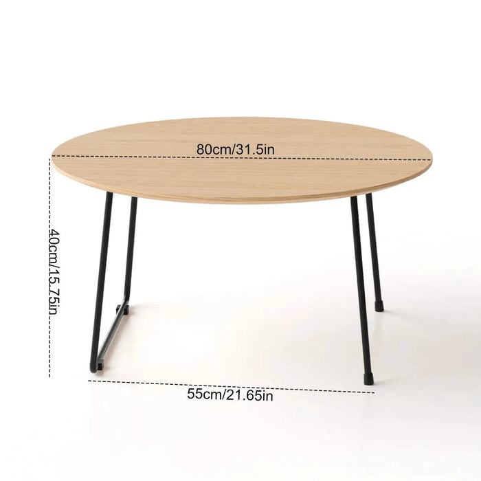American minimalist modern small apartment coffee table ins Internet celebrity home living room sofa designer round bedroom coffee table Default -DTYStore
