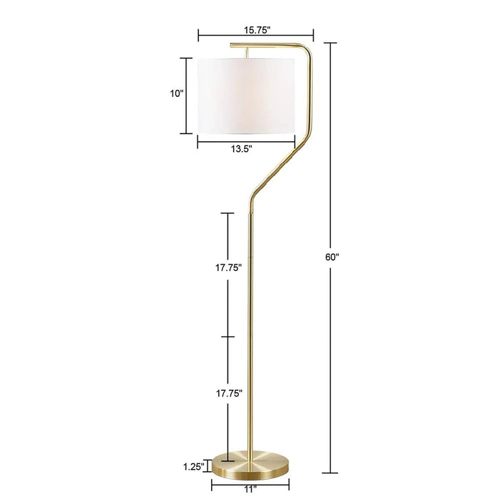 Angular Arched Metal Floor Lamp Default -DTYStore