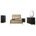 Anser Black and Natural 5-piece Queen Bedroom Set Default -DTYStore
