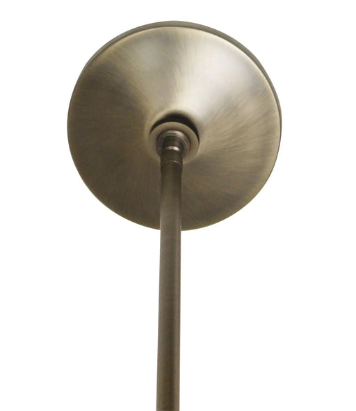 Antique Brass Color Pendant Light Fixture for 1 Lights, Vintage Ceiling Hanging Light Fixture with Fabric Cord for Home Lightning Default -DTYStore