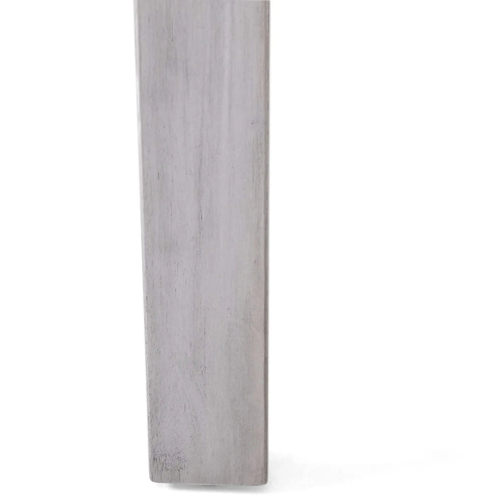 Antique Gray 6-Person Outdoor Wooden Dining Set with Umbrella Hole and Removable Cushions for Patio Default -DTYStore