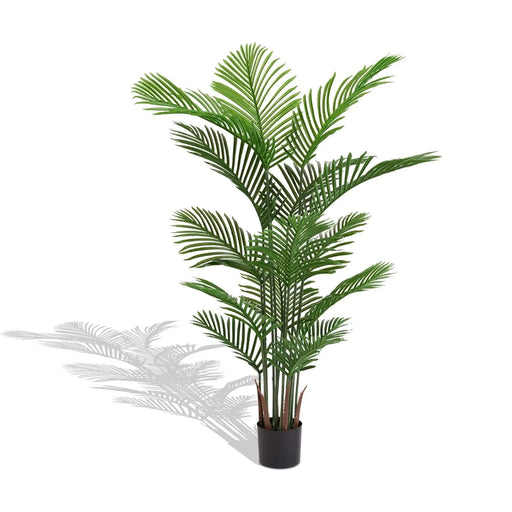 Artificial Areca Palm Plant 160cm Tall Faux Tropical Dypsis Lutescens Tree Green Plastic Indoor Outdoor Décor Default -DTYStore