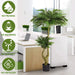 Artificial Dracaena Tree Indoor Faux Greenery Plant for Decoration, Green Plastic, 150cm Default -DTYStore