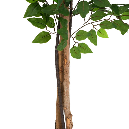 Artificial Ficus Tree With Pot – Realistic Indoor Decorative Faux Plant for Home & Office 74 in. -DTYStore