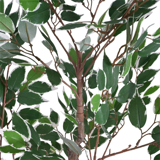 Artificial Ficus Tree With Pot – Realistic Indoor Decorative Faux Plant for Home & Office 51 in. -DTYStore