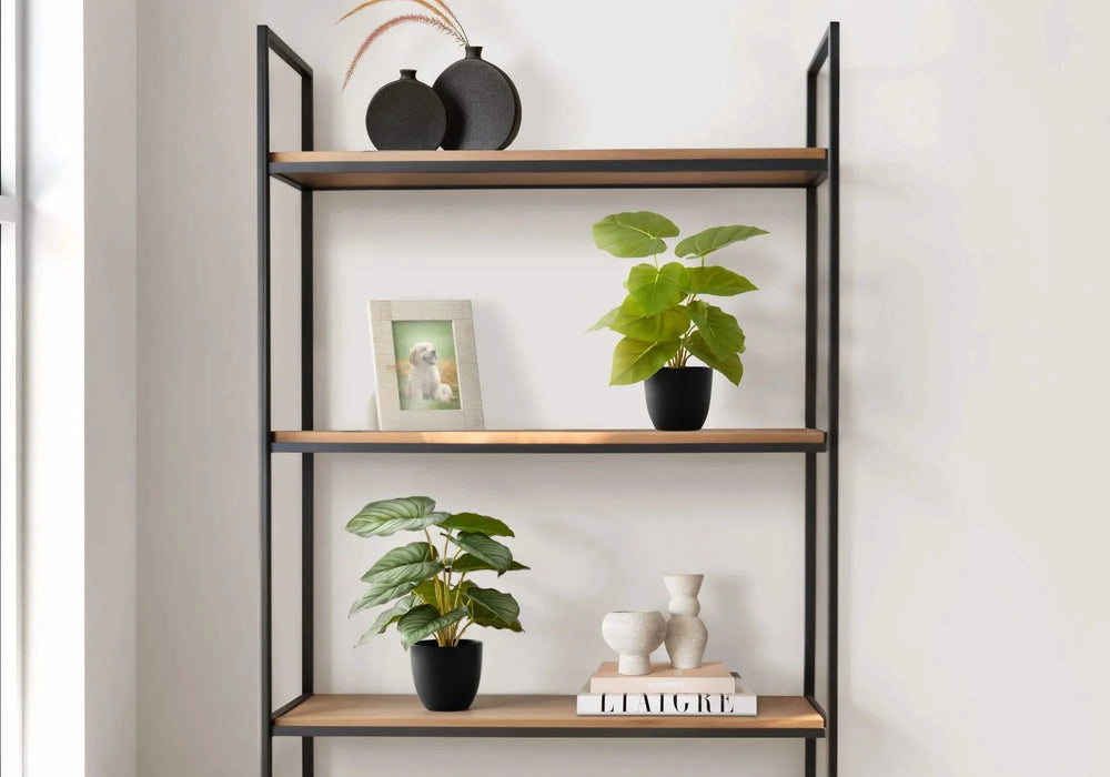 Artificial Plant, 13' Tall, Epipremnum, Indoor, Faux, Fake, Table, Greenery, Potted, Set Of 2, Decorative, Green Leaves, Black Pots Default -DTYStore