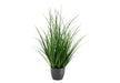 Artificial Plant, 23' Tall, Grass, Indoor, Faux, Fake, Table, Greenery, Potted, Real Touch, Decorative, Green Grass, Black Pot Default -DTYStore
