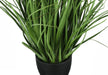 Artificial Plant, 23' Tall, Grass, Indoor, Faux, Fake, Table, Greenery, Potted, Real Touch, Decorative, Green Grass, Black Pot Default -DTYStore