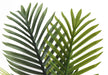 Artificial Plant, 28' Tall, Palm Tree, Indoor, Faux, Fake, Floor, Greenery, Potted, Real Touch, Decorative, Green Leaves, White Pot Default -DTYStore