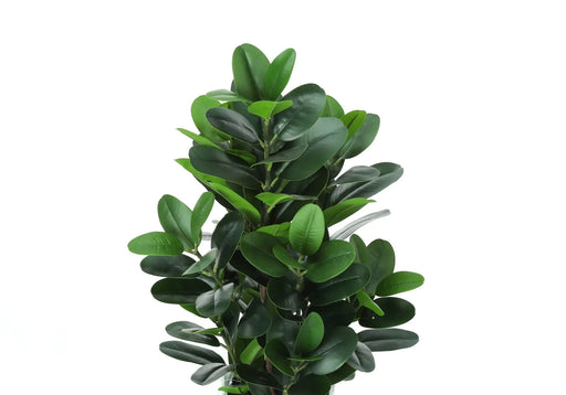 Artificial Plant, 31' Tall, Garcinia Tree, Indoor, Faux, Fake, Floor, Greenery, Potted, Real Touch, Decorative, Green Leaves, White Cement Pot Default -DTYStore