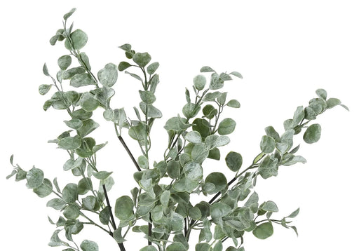 Artificial Plant, 35' Tall, Eucalyptus Tree, Indoor, Faux, Fake, Floor, Greenery, Potted, Decorative, Green Leaves, Black Pot Default -DTYStore