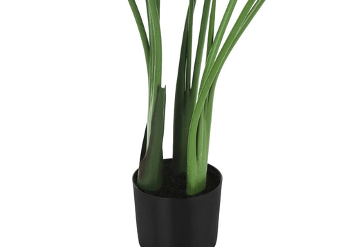 Artificial Plant, 44' Tall, Bird Of Paradise Tree, Indoor, Faux, Fake, Floor, Greenery, Potted, Decorative, Green Leaves, Black Pot Default -DTYStore