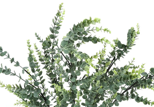 Artificial Plant, 44' Tall, Eucalyptus Tree, Indoor, Faux, Fake, Floor, Greenery, Potted, Real Touch, Decorative, Green Leaves, Black Pot Default -DTYStore