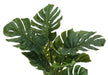 Artificial Plant, 45' Tall, Monstera Tree, Indoor, Faux, Fake, Floor, Greenery, Potted, Real Touch, Decorative, Green Leaves, Black Pot Default -DTYStore