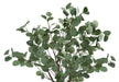 Artificial Plant, 46' Tall, Eucalyptus Tree, Indoor, Faux, Fake, Floor, Greenery, Potted, Decorative, Green Leaves, Black Pot Default -DTYStore