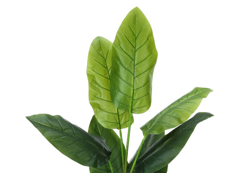 Artificial Plant, 59' Tall, Strelitzia Tree, Indoor, Faux, Fake, Floor, Greenery, Potted, Real Touch, Decorative, Green Leaves, Black Pot Default -DTYStore