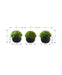 Artificial Plant, 5' Tall, Grass, Indoor, Faux, Fake, Table, Greenery, Potted, Set Of 3, Decorative, Green Plants, Black Pots Default -DTYStore