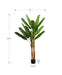 Artificial Plant, 83' Tall, Banana Tree, Indoor, Decorative, Faux, Floor, Potted, Real Touch, Green Leaves, Black Pot Default -DTYStore