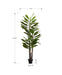 Artificial Plant, 83' Tall, Indoor, Dracaena Tree, Decorative, Faux, Fake, Floor, Potted, Real Touch, Green Leaves, Black Pot Default -DTYStore