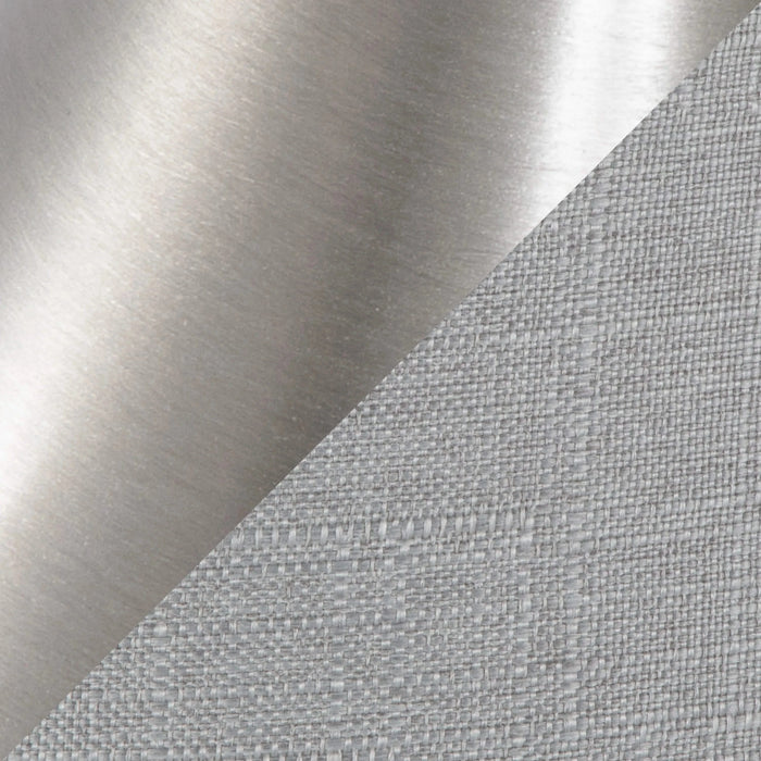 Ashland 27' Contemporary Metal Table Lamp in Brushed Nickel with Grey Textured Linen and Brushed Nickel Laser Cut Shade from Grandview Gallery by LumiSource - Set of 2 Default -DTYStore