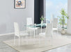 Astra 5pc Dining White Default -DTYStore
