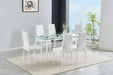 Astra 7pc Dining White Default -DTYStore