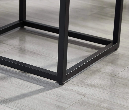 Astral 3-Piece Upholstered Bedroom Set, Tufted Wingback Bed with Two Gray Nightstands Default -DTYStore