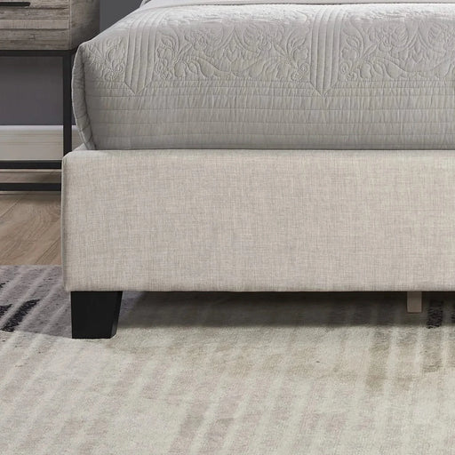 Astral 3-Piece Upholstered Bedroom Set, Tufted Wingback Bed with Two White Nightstands Default -DTYStore