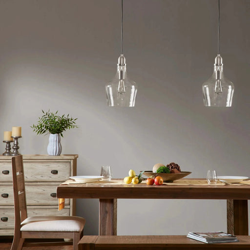 Auburn Bell Shaped Glass Pendant Default -DTYStore