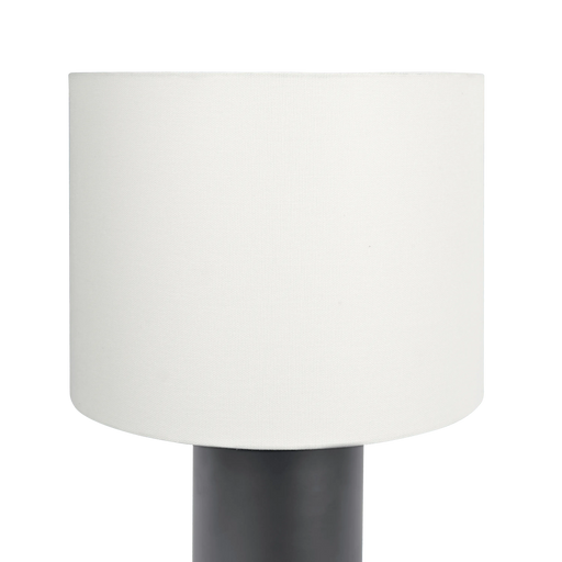 Aura Black Table Lamp with On/Off Switch Black Block Base Default -DTYStore