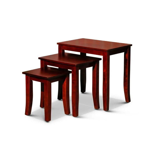 Avon 3-Piece Nesting Tables Cherry -DTYStore