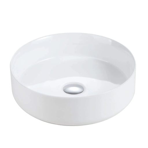 BB16-16A-101, Integrated White Ceramic Basin, Drain NOT Included Default -DTYStore
