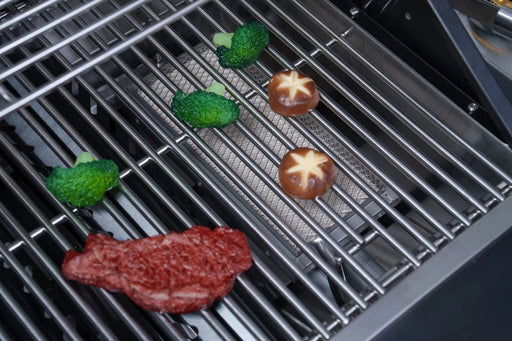 BBQ Infrared Searing Burner Stainless Steel Ceramic Gas Burner (Square 9.8x4.5 inch) Default -DTYStore