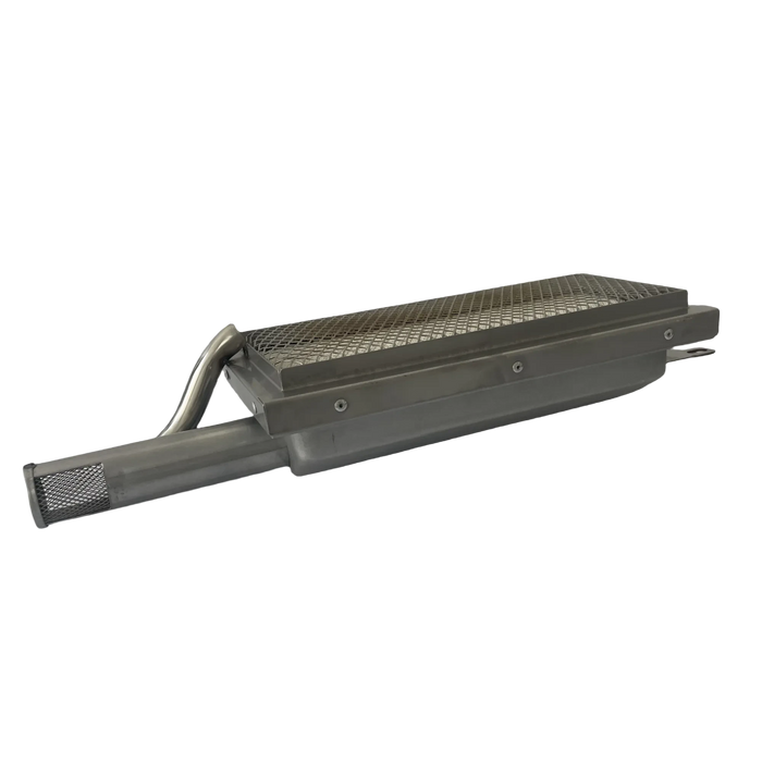 BBQ Infrared Searing Burner Stainless Steel Ceramic Gas Burner (Square 9.8x4.5 inch) Default -DTYStore