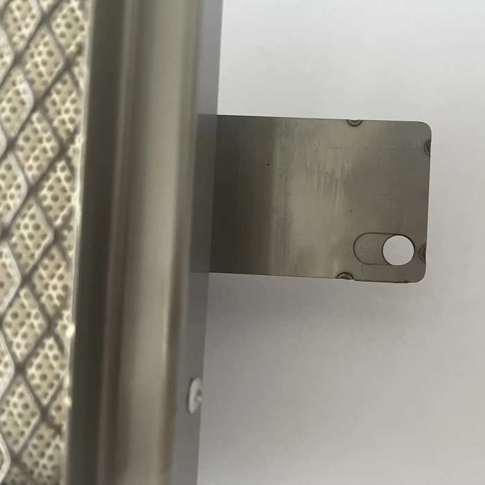 BBQ Infrared Searing Burner Stainless Steel Ceramic Gas Burner (Square 9.8x4.5 inch) Default -DTYStore