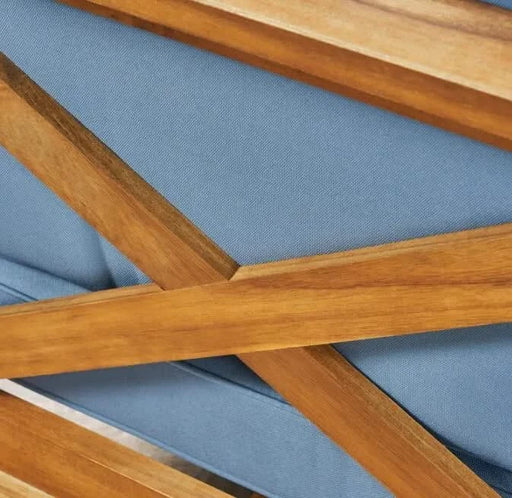 BRAVA X-BACK - 2 SEATER SECTIONAL LOVESEAT WITH COFFEE TABLE, BLUE Default -DTYStore