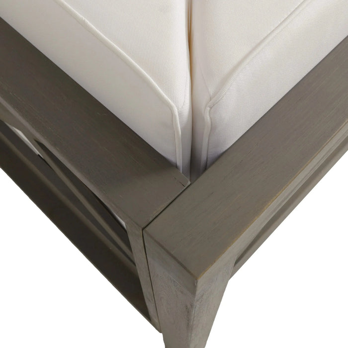 BRAVA X-BACK 4-PIECE SOFA SET , WHITE Default -DTYStore