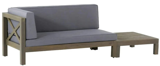 BRAVA X-BACK CORNER BENCH-L WITH COFFEE TABLE Default -DTYStore