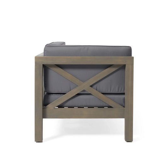 BRAVA X-BACK CORNER BENCH-L WITH COFFEE TABLE Default -DTYStore