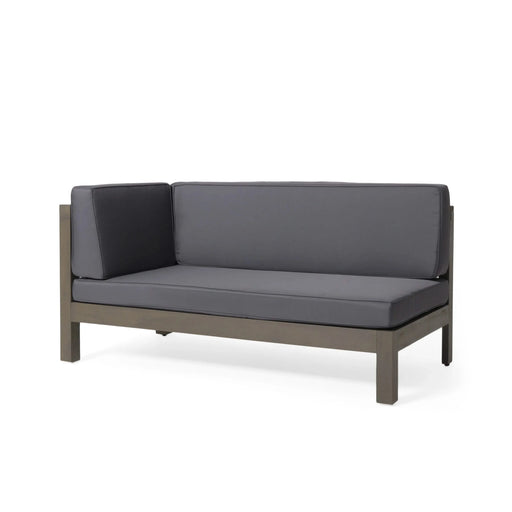 BRAVA X-BACK CORNER BENCH-L WITH COFFEE TABLE Default -DTYStore